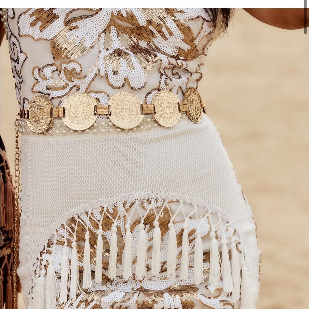 Gold metal belt from 12 tribe